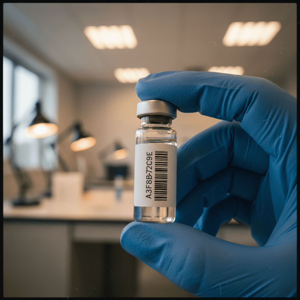 Łańcuch dowodowy próbki